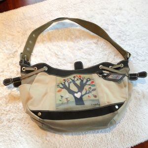 Sherpani Ivy Tan Handbag Tree Art by Cathy Nichols